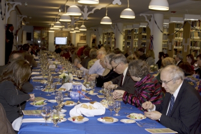 Attendees Enjoying the Dinner